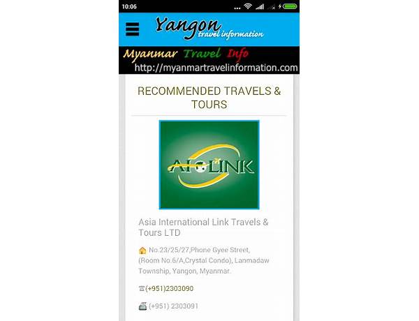 Yangon Travel Information for Android - Download the APK from Habererciyes
